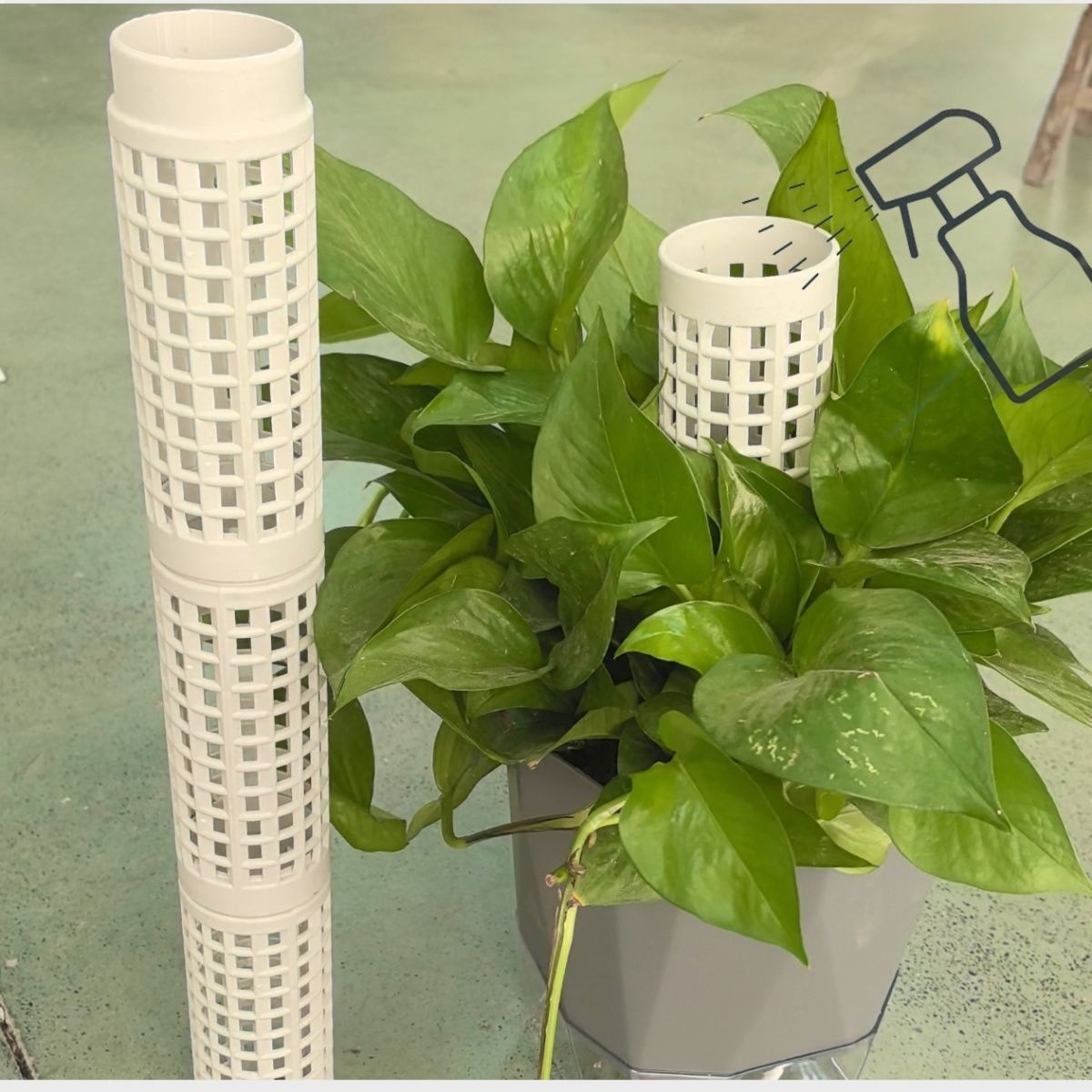 Tree Stand Ladder - 3 poteaux en plastique pour plantes,