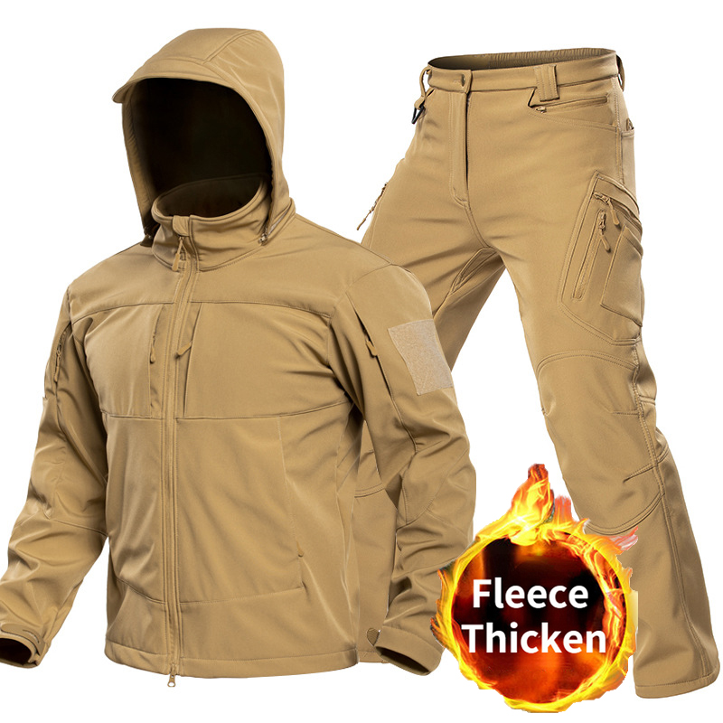Hunting & Outdoor Supplies - Combinaison tactique softshell pour homme, veste