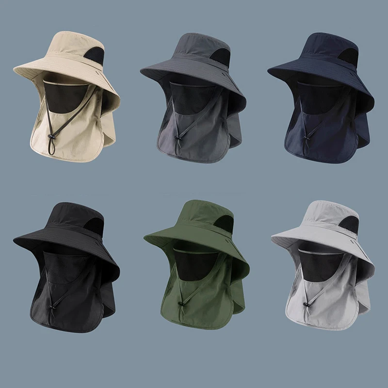 Mens Outdoor Hunting Hats - Chapeau de soleil d'été anti-UV pour