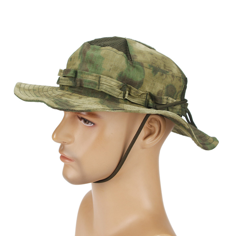 Mens Outdoor Hunting Hats - FG atacs Camouflage Boonie chapeau randonnée