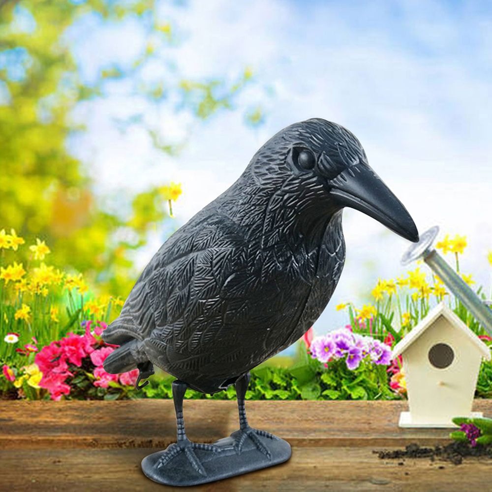 Hunting Outdoor Decor - Répulsif de corbeau noir d'extérieur, taille