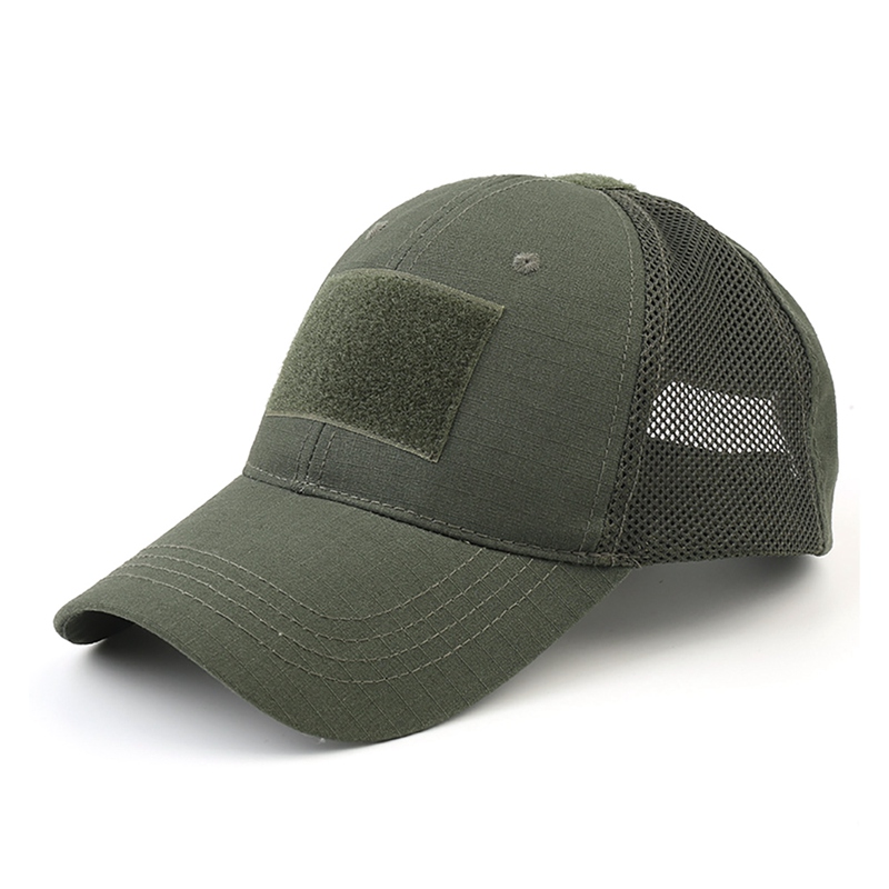 Mens Outdoor Hunting Hats - Casquette tactique réglable en maille camouflage