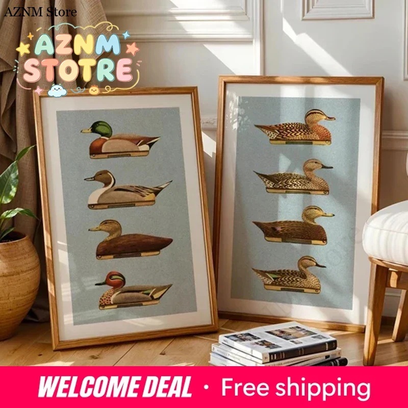 Affiches murales rétro avec mo - Hunting Outdoor Decor avis et prix